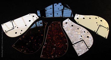 Marcus Miller style Jazz Bass® pickguard extension