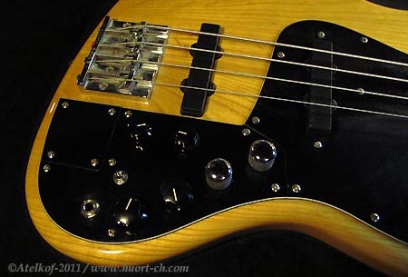 SRX-3P active tone retrofit for Marcus Miller Jazz Bass® - www.huort-ch.com