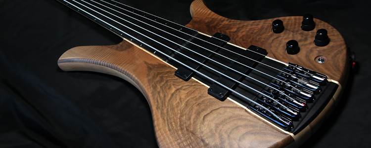 F-Lower 6 strings Bass | 36" X-Tra Long scale fretless bass