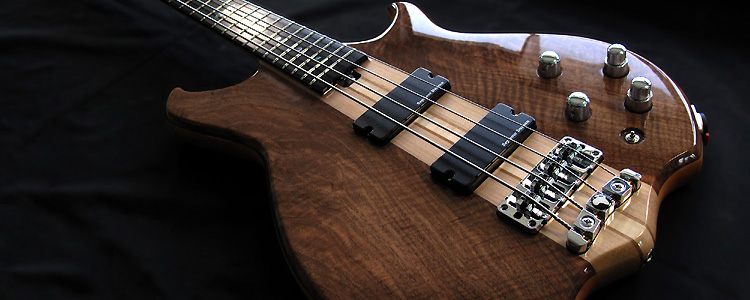 Africa-II 4 strings | Deluxe version flamed walnut